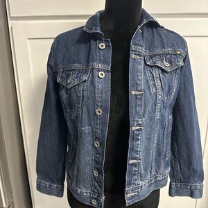 Lucky Brand Women's Blue Denim Jacket Size XS Tomboy Trucker
